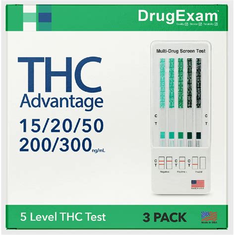 thc levels for drug test failure